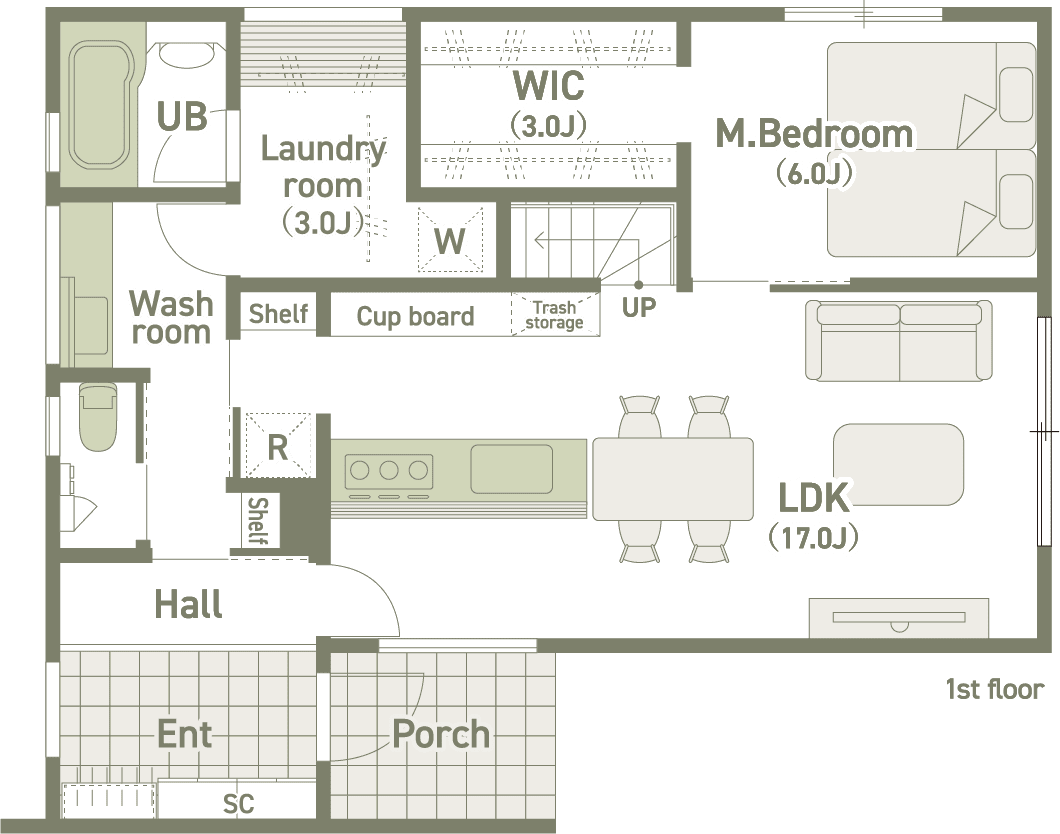 1階 間取り図